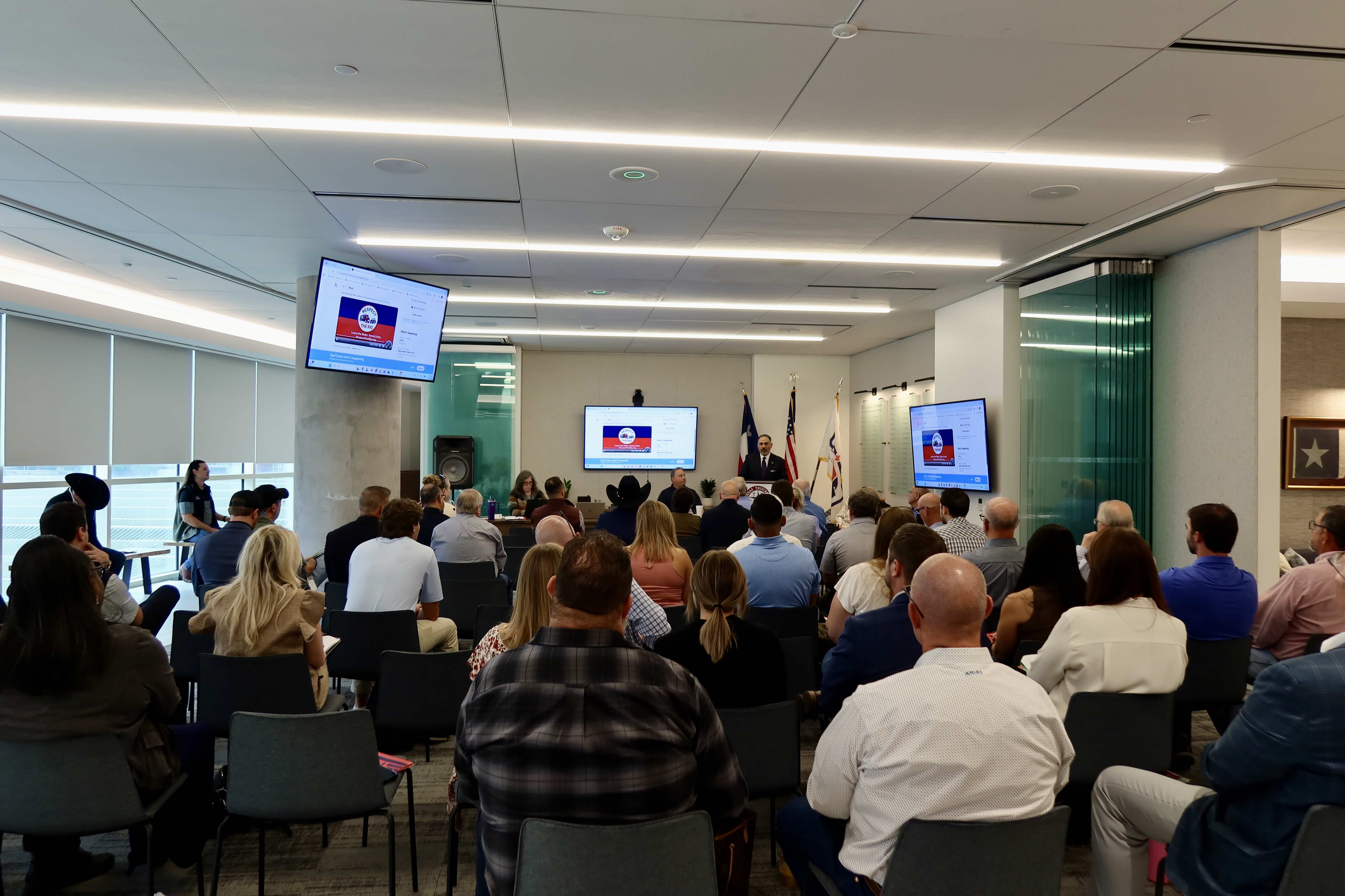 photo of TXTA lighted letters