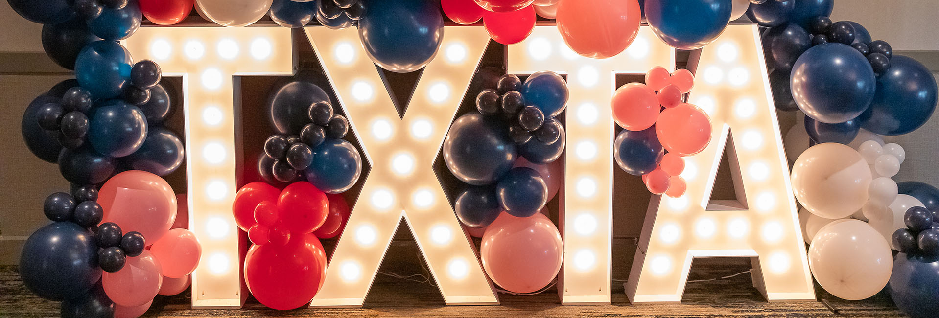 photo of TXTA lighted letters